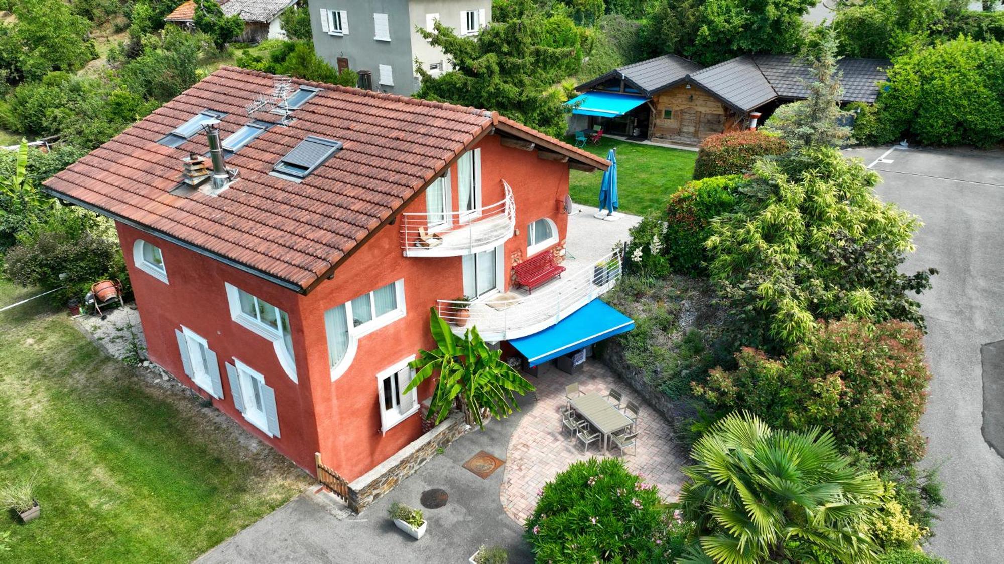 Apartment With Garden & Terrasse Very Quiet トノン・レ・バン エクステリア 写真