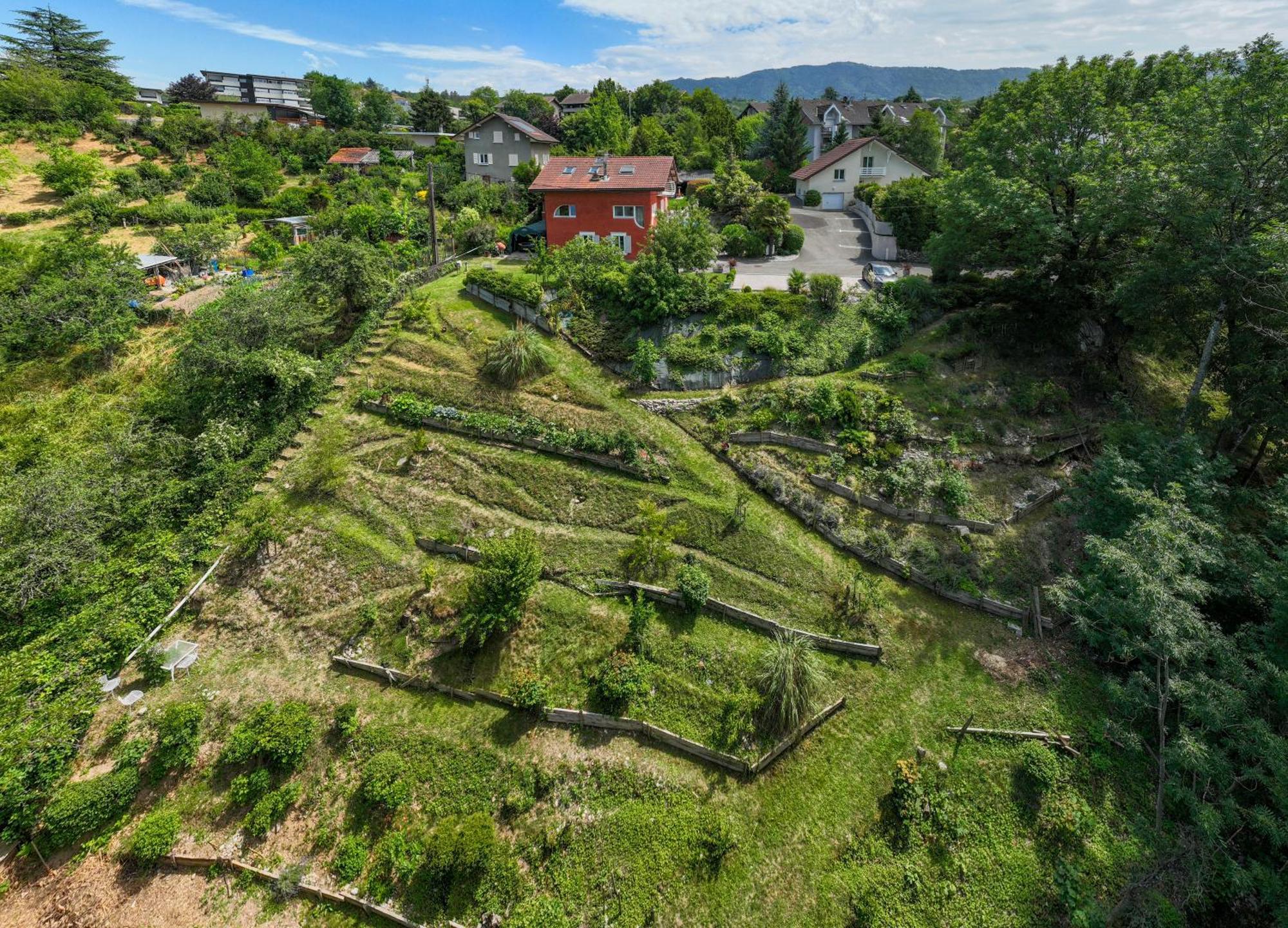Apartment With Garden & Terrasse Very Quiet トノン・レ・バン エクステリア 写真