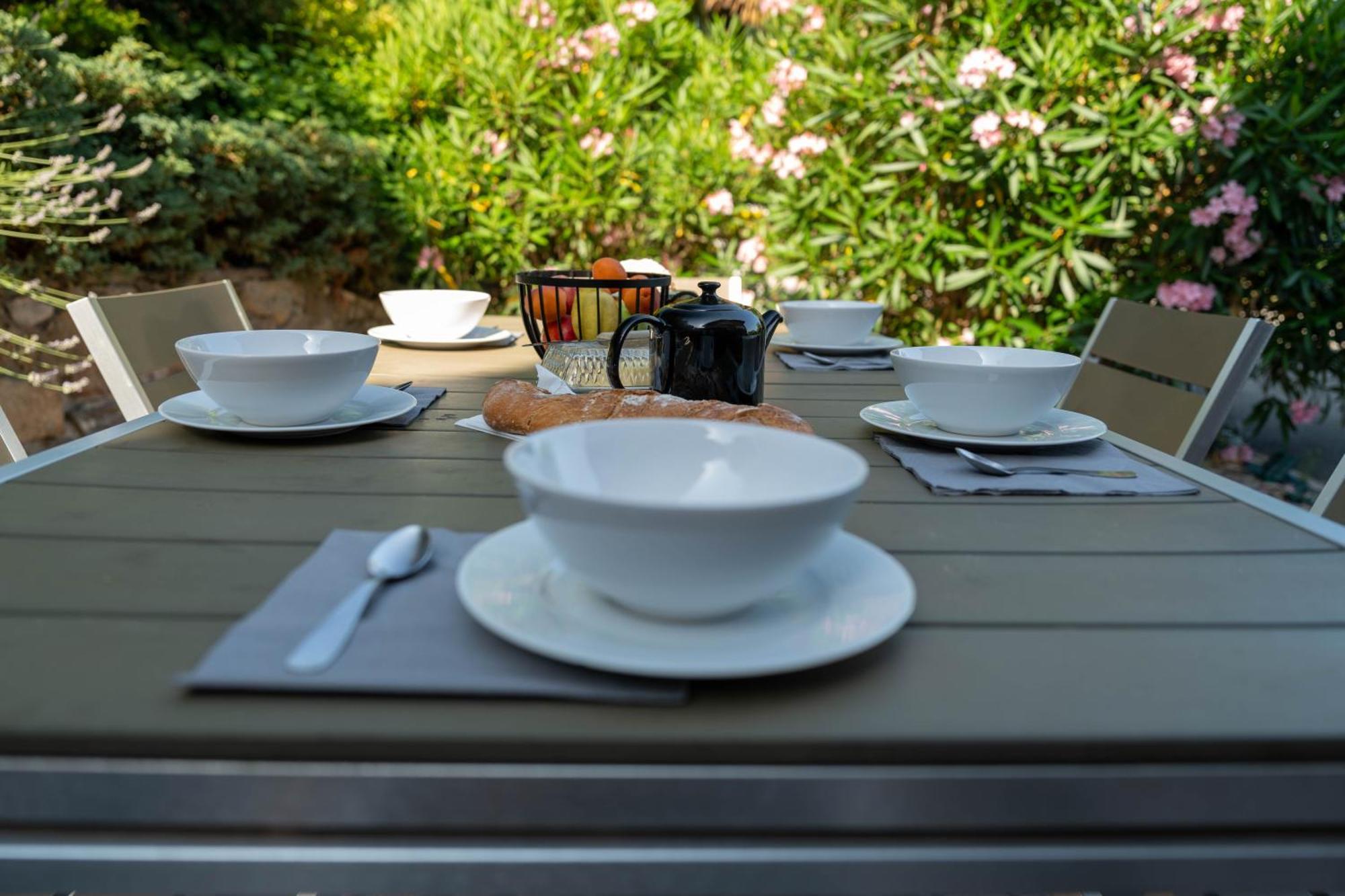 Apartment With Garden & Terrasse Very Quiet トノン・レ・バン エクステリア 写真