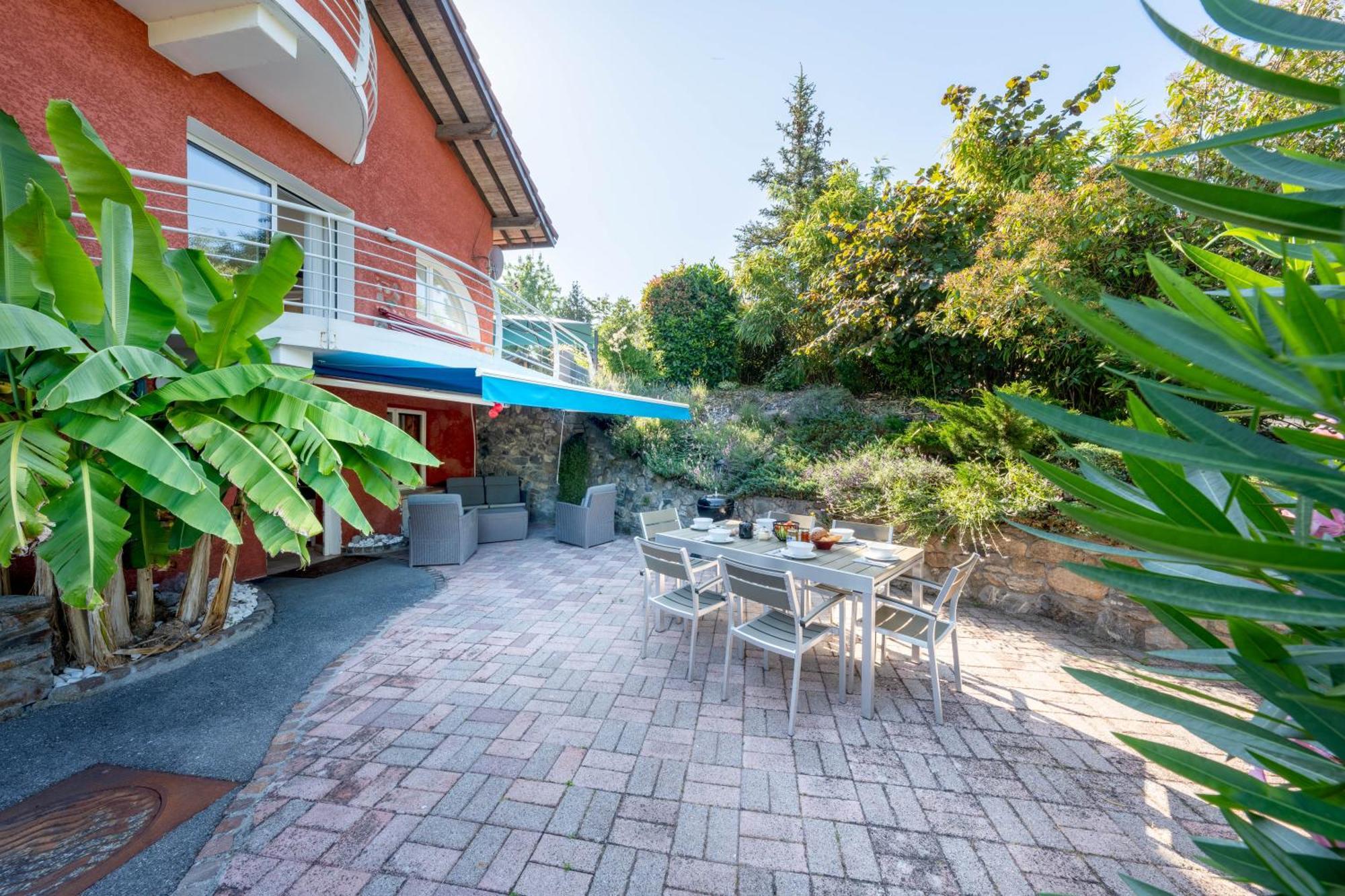 Apartment With Garden & Terrasse Very Quiet トノン・レ・バン エクステリア 写真